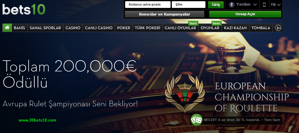 Bets10 Yeni Adresi 30Bets10 Olmuştur