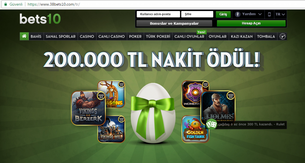 38bets10.com Yeni Adres