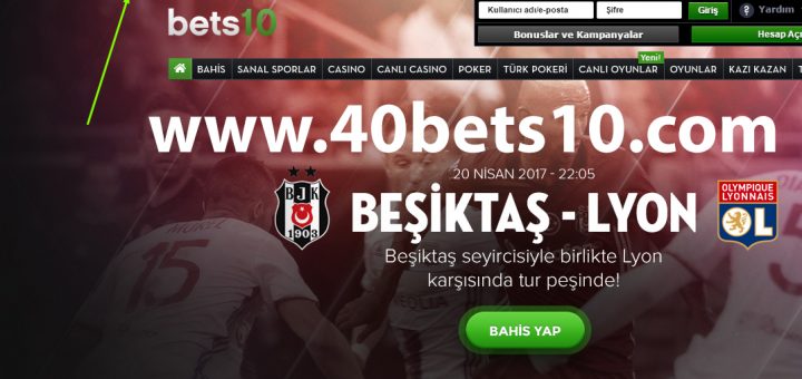 40bets10.Com Yeni Adres Oldu