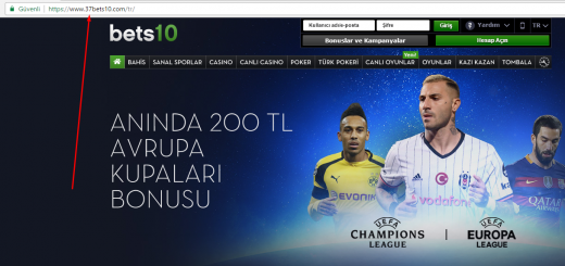 Bets10 Yeni Adresi 37bets10 Oldu