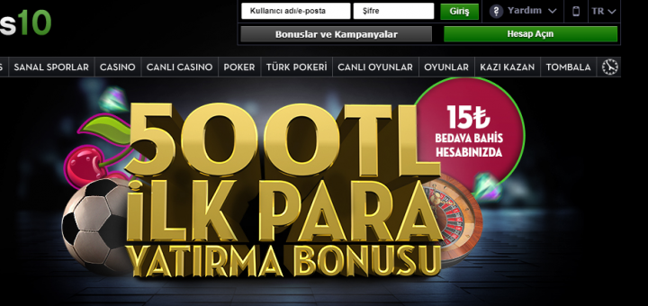 Bets10 Türkiye'nin En Güvenilir Şans Oyunları Sitesi