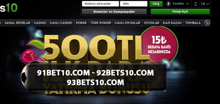 Bets10'a Güvenle Giriş