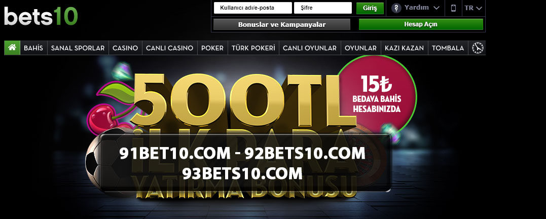 Bets10'a Güvenle Giriş