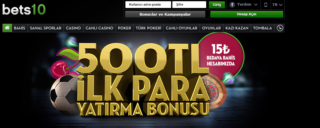 Bets10 Türkiye'nin En Güvenilir Şans Oyunları Sitesi