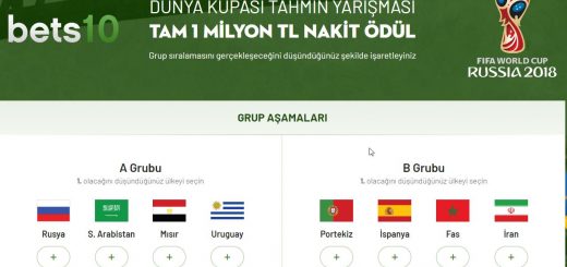 Dünya Kupası Tahmini 1 Milyon TL Kazandırıyor